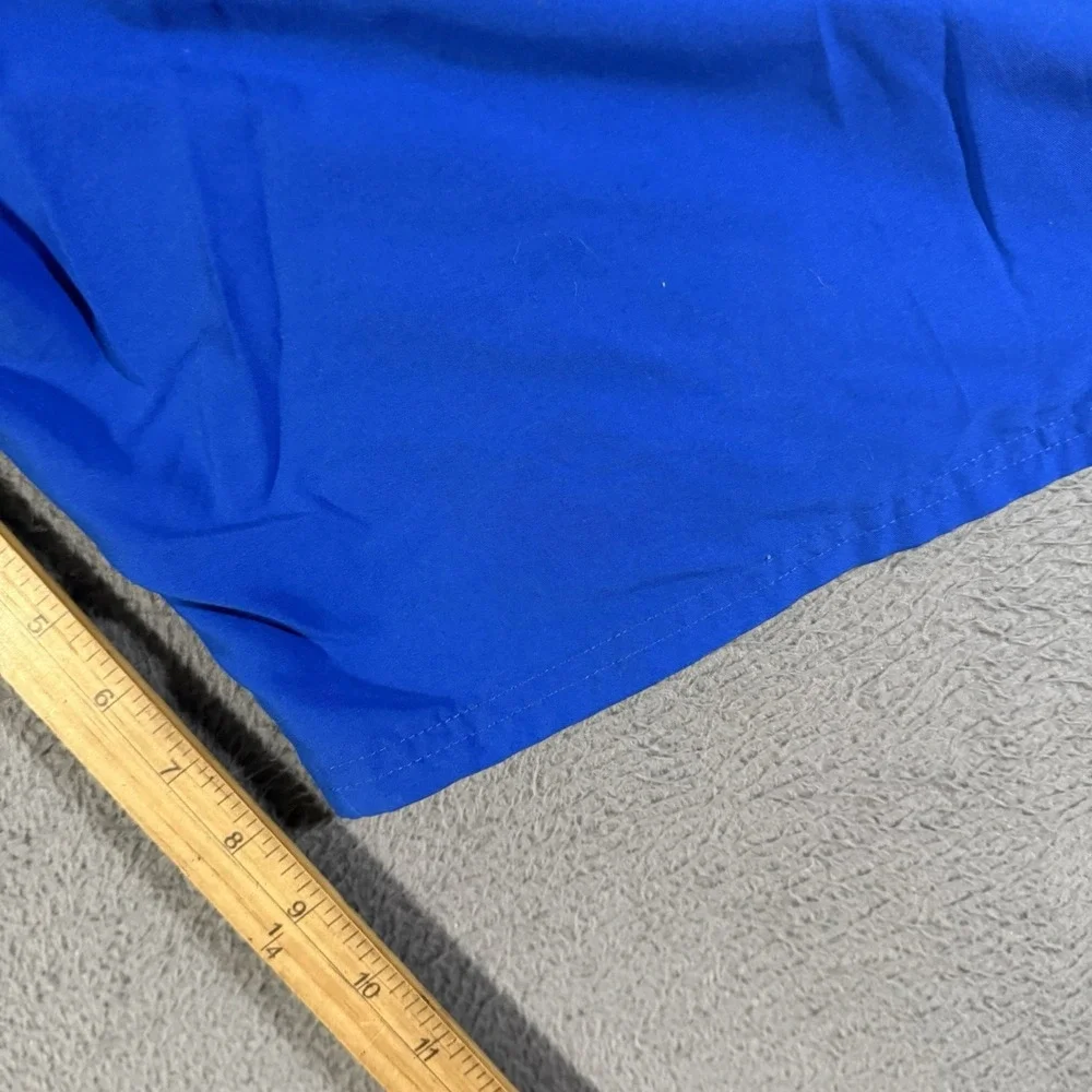 Vintage Nike Swim‎ Shorts Mens XL Y2K Blue Trunks Center Swoosh Pockets Lined